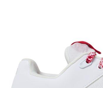 Crankbrothers schoen stamp lace splatter wit/rood
