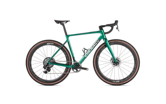 Colnago G4X verde - Fondo bianco-laterale