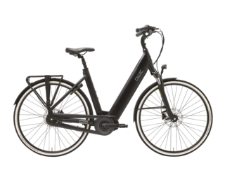 Qwic E-bike Premium  i MN7+  Dames Middenmotor Charcoal black 400Wh accu