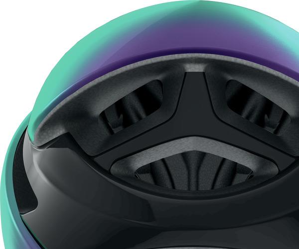 Abus GameChanger TRI flipflop purple L race helm 3