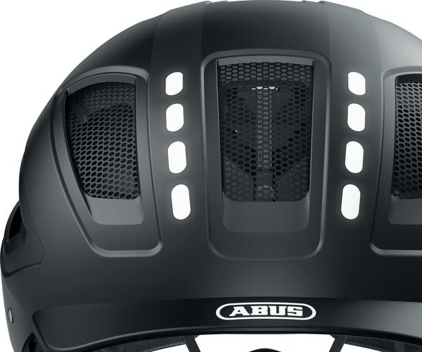 Abus Hyban 2.0 LED XL signal black fiets helm 2