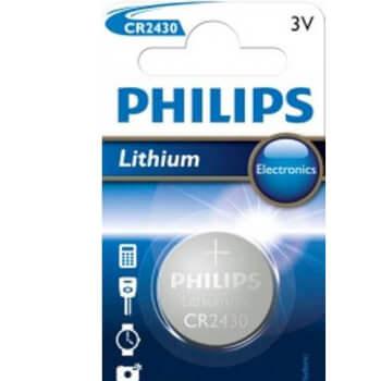 Philips batt CR2430 Lith 3V BP1