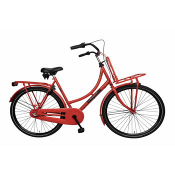 Burgers Pick-Up staal CB 50cm signaal-rood Dames Transportfiets