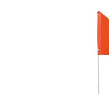 Icetoolz vlag fiber 150cm oranje