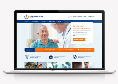Website Premier Healthcare Germany