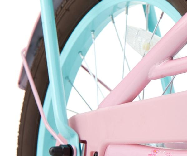 SuperSuper Lola 18inch roze-turquoise meisjes Transportfiets 3