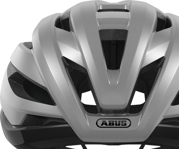 Abus Stormchaser S gleam silver race helm 2