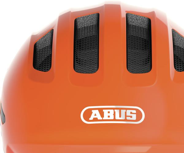 Abus Smiley 3.0 M shiny orange kinder helm 2