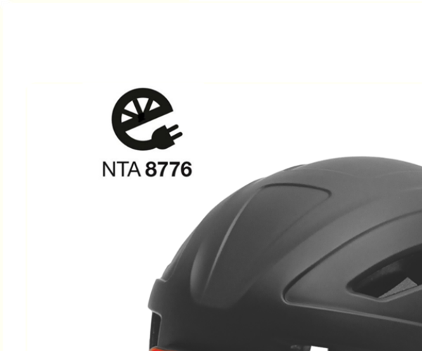 Urban NTA 8776 mat black L e-bike helm achterkant