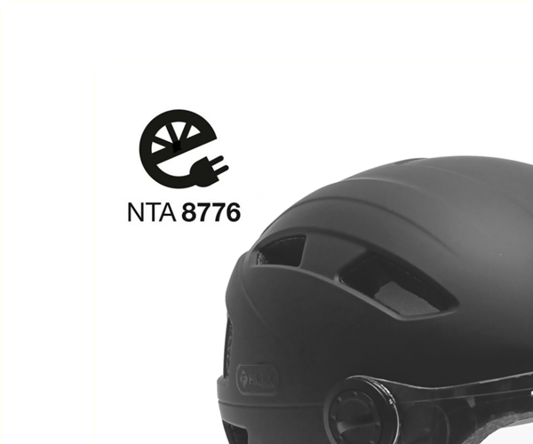 Urban NTA 8776 vizier mat black M e-bike helm