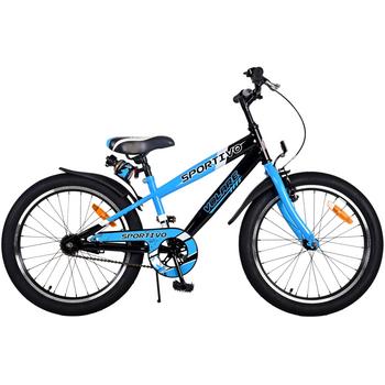Volare Sportivo 20inch zwart-blauw Jongensfiets