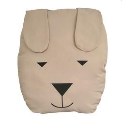 Knuffel kussen beige