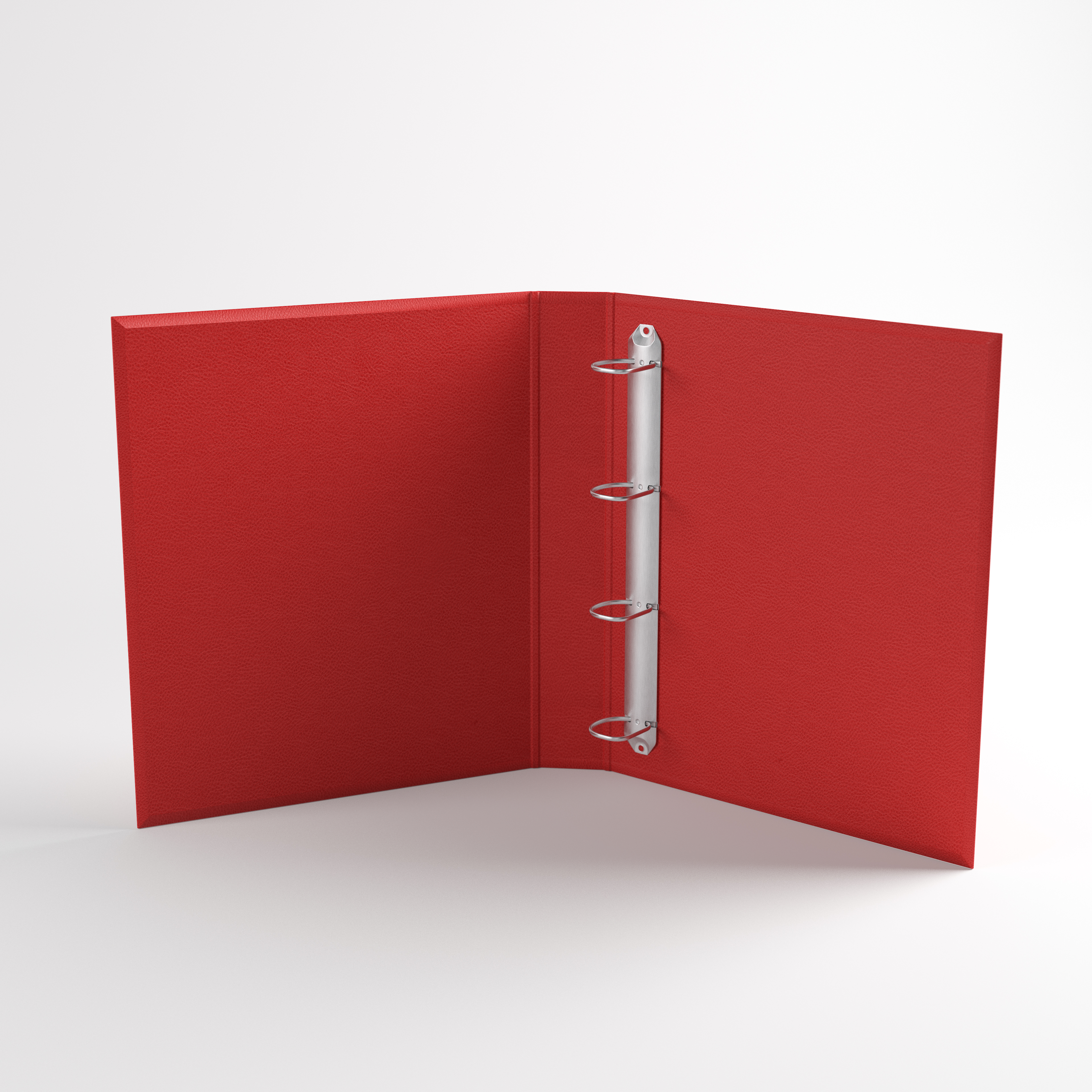 Ringband Rood met zachte echte leernerf