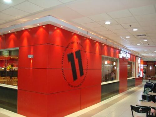 Wandpanelen effen kleur - rood