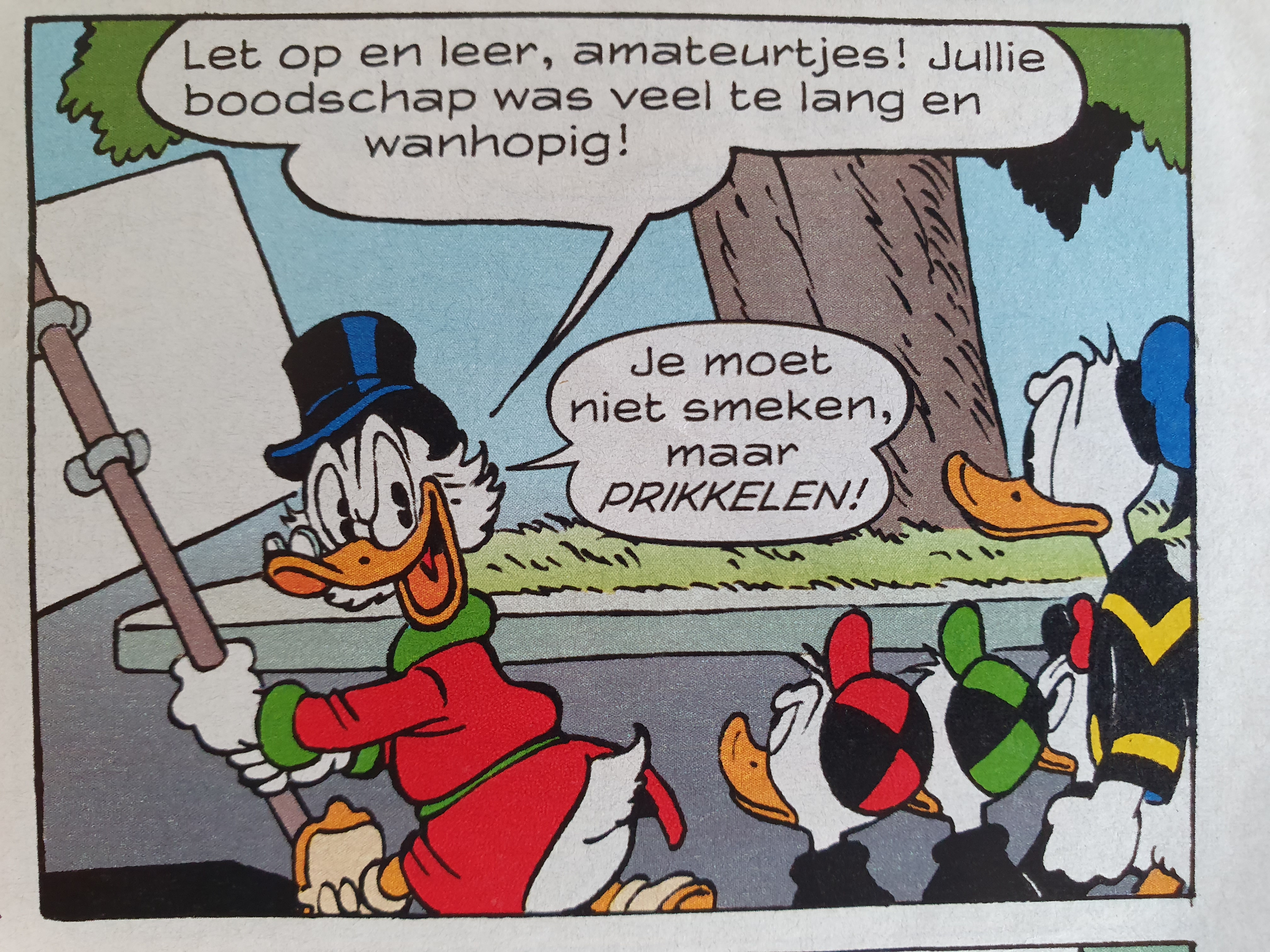 Grote kans dat ook jij schrijft als Donald Duck