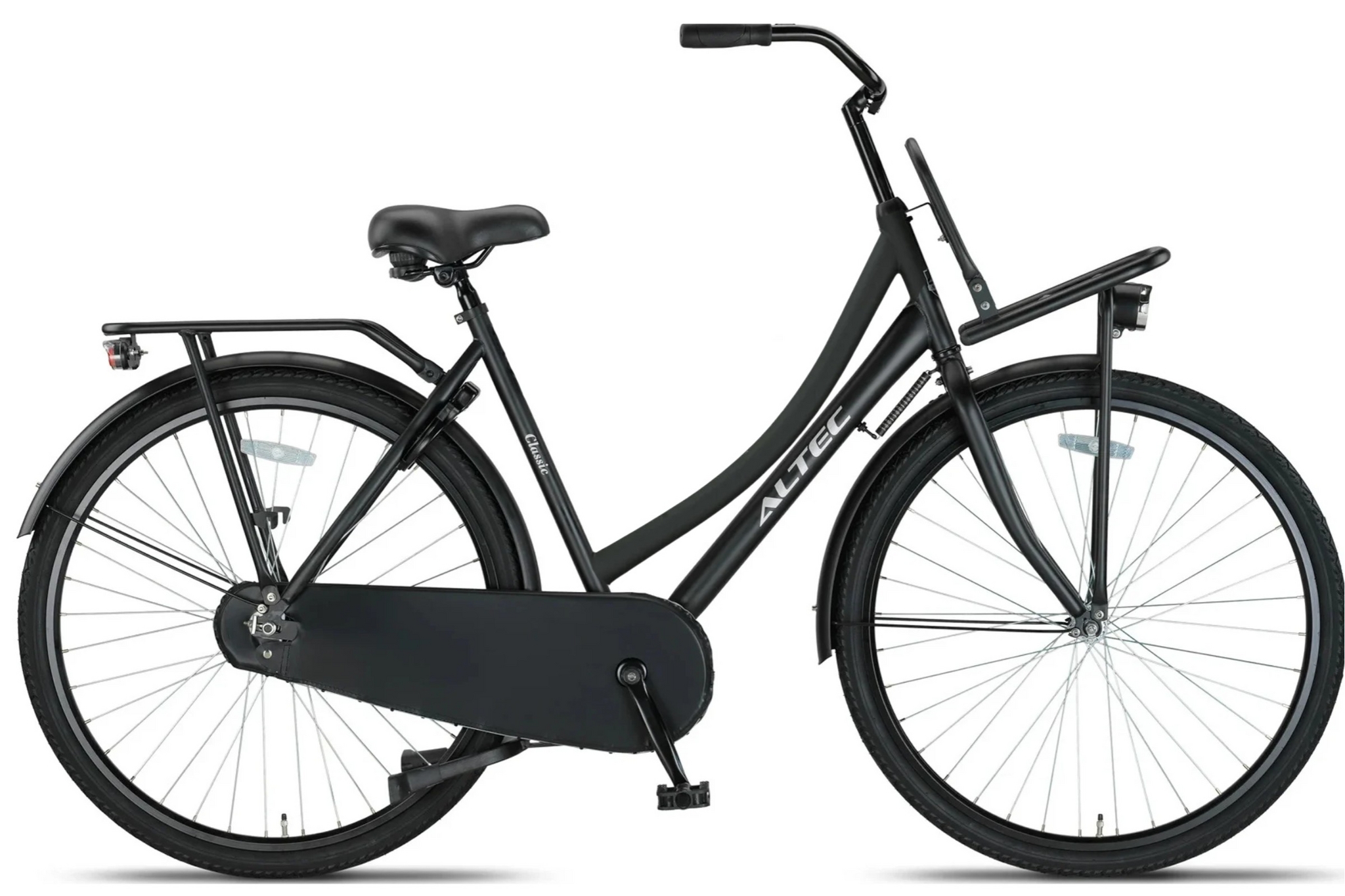Altec Classic mat-zwart 53cm Dames Transportfiets