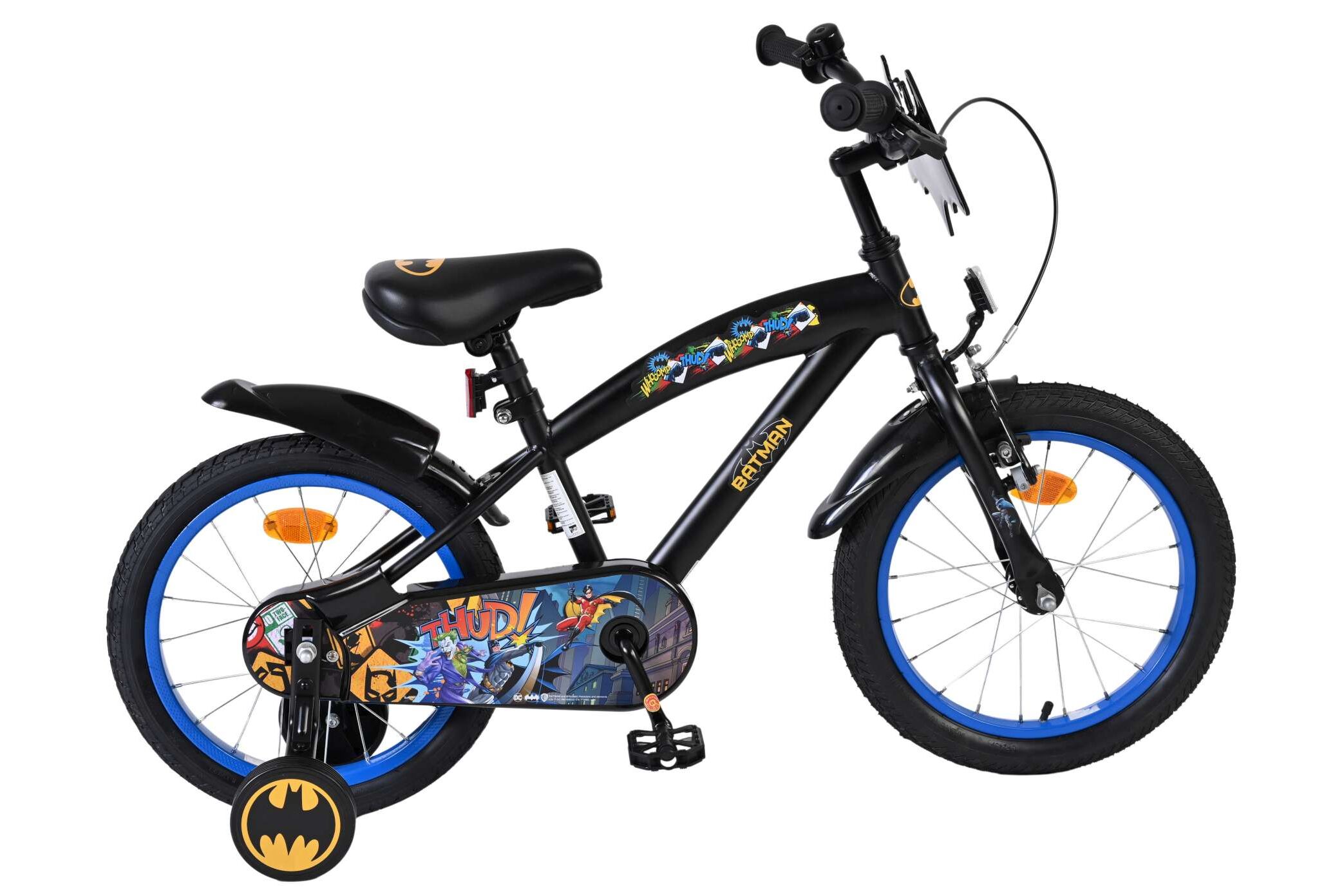 Volare Batman cruiser zwart 16inch Jongensfiets