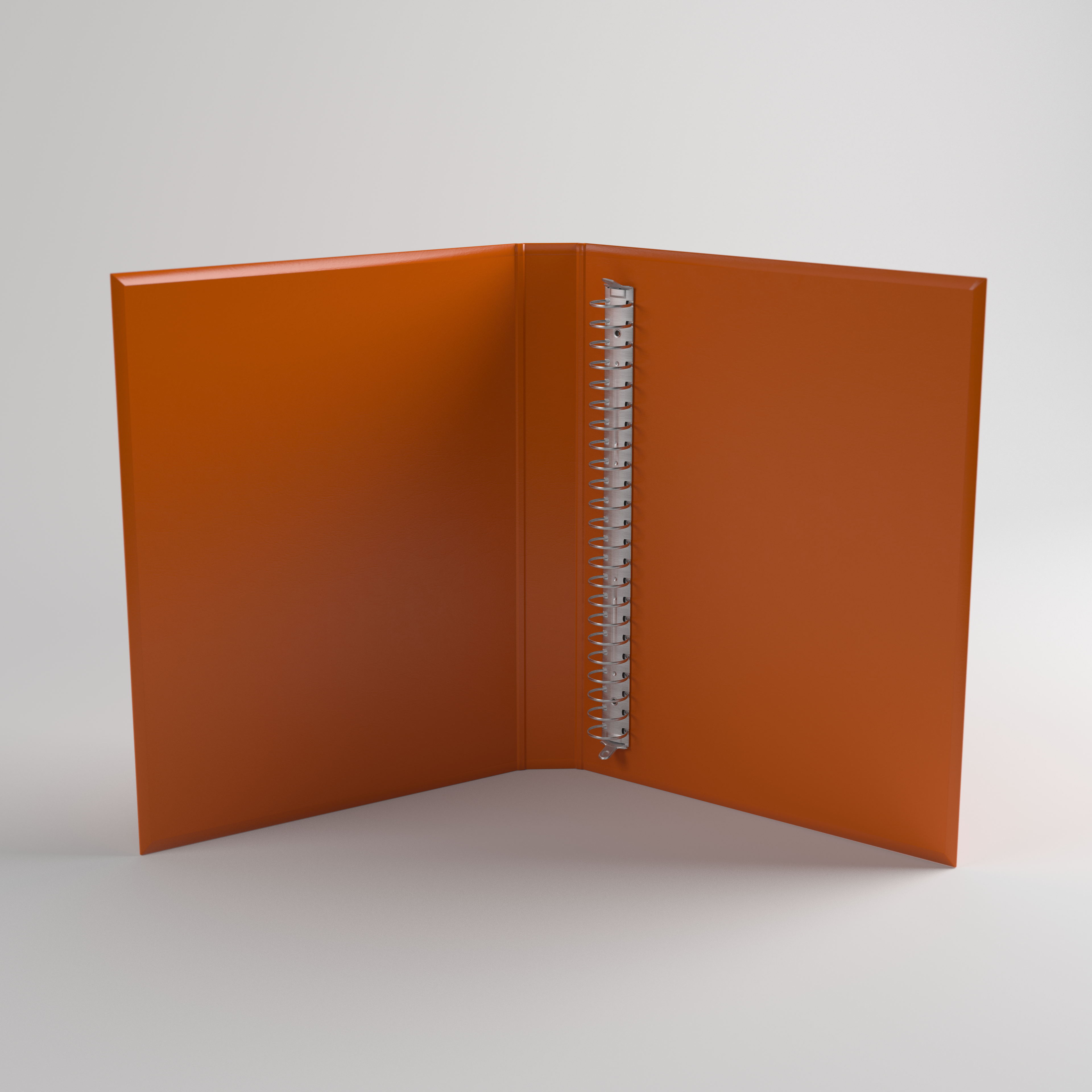 Multomap Warm Oranje licht generfde zachte folie