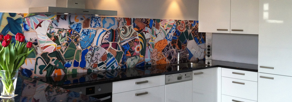 Wandpanelen keukenachterwand afbeelding of foto