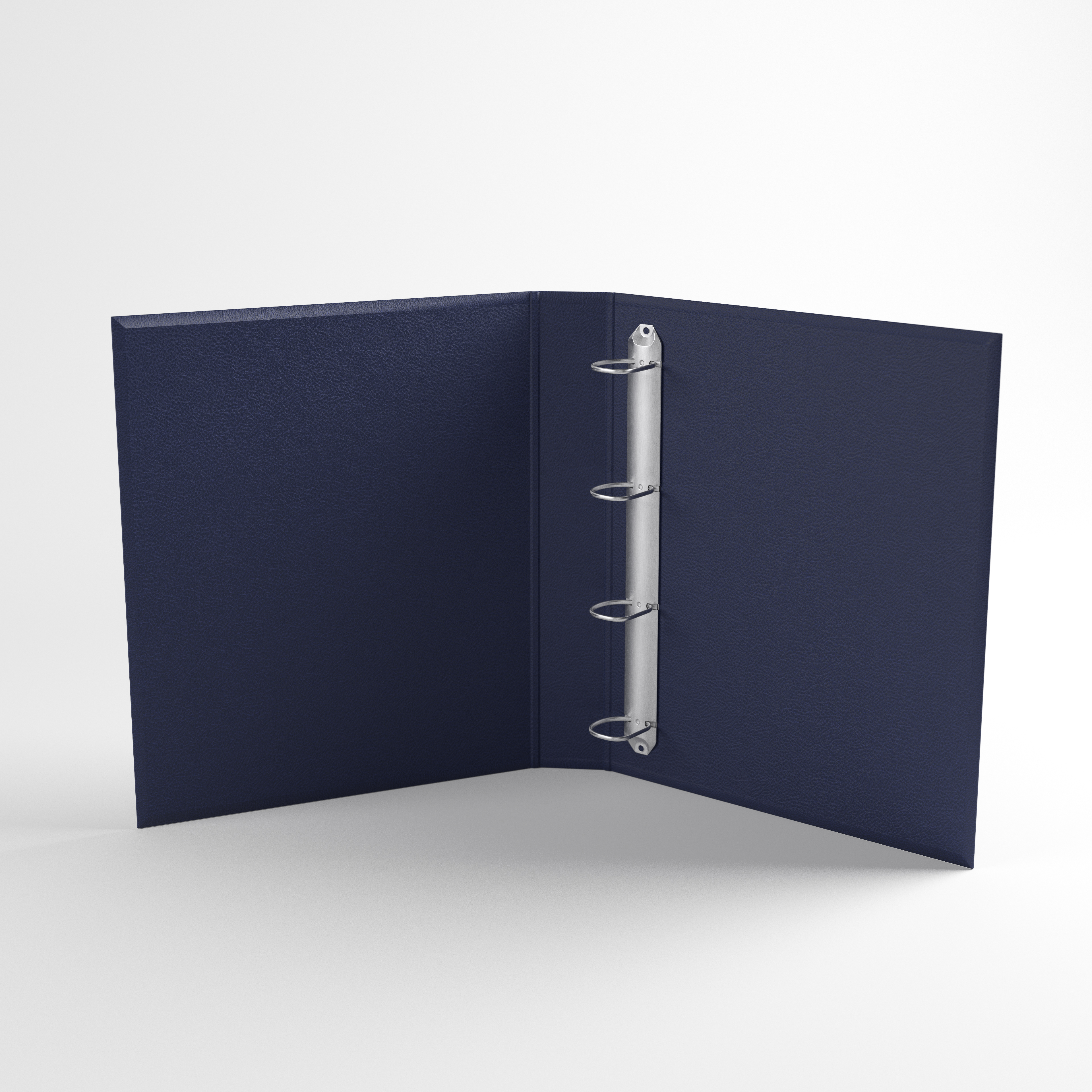 Ringband Blauw met zachte echte leernerf