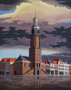 Zutphen the Netherlands  oilpainting 40 x 50 cm