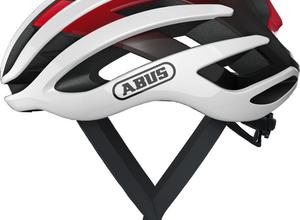 Abus Airbreaker white red race helm