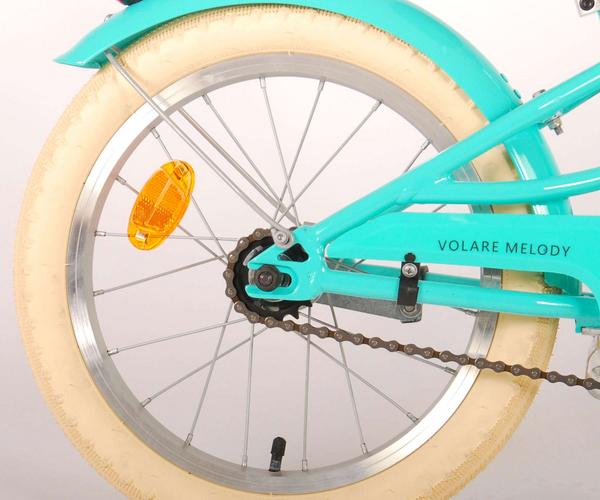 Volare Melody ultra light 16inch turquoise Meisjesfiets 9