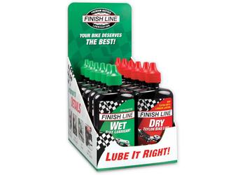 DISPLAY FINISH DRY & WET LUBE 4OZ 120ML DS A 12