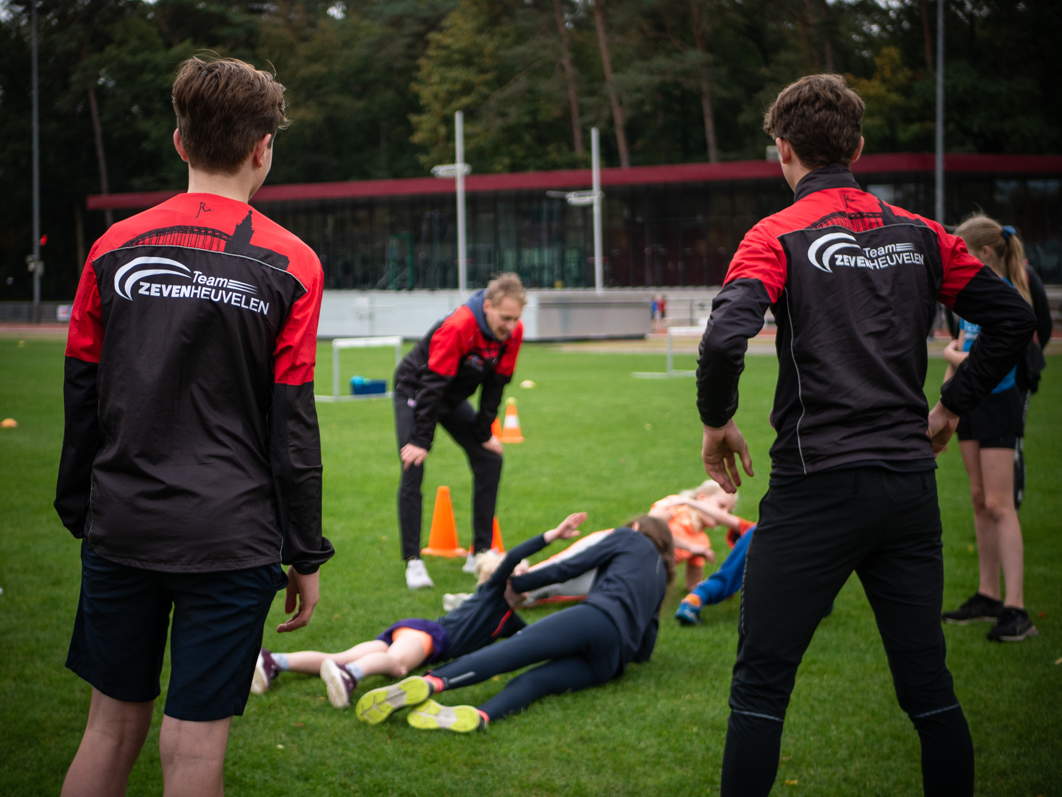 Clinic Susan en jeugdatleten