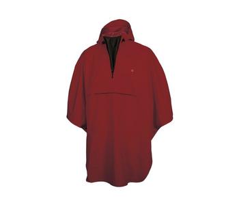 Poncho Grant Bordeaux Rood One Size