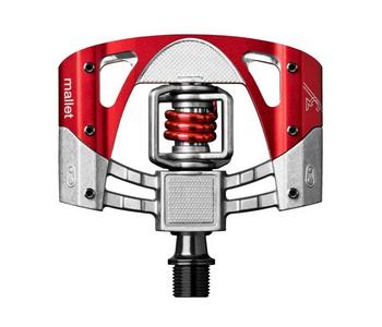 Crankbrothers pedaal mallet 3 raw & rood / rode ve