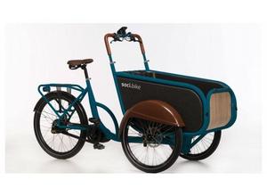 Soci.bike Family Cargo blauw elektrische bakfiets