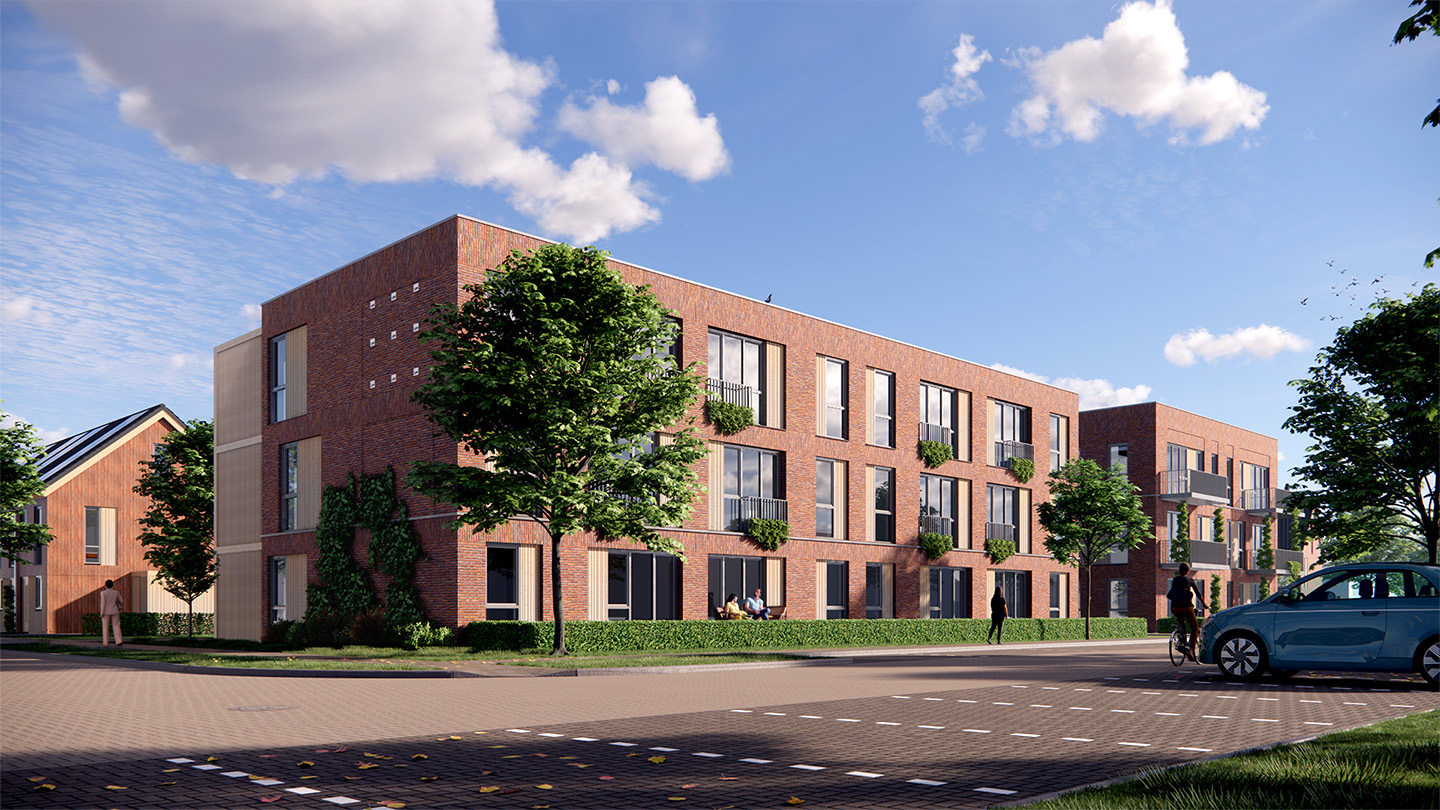 19 grondgebonden woningen en 39 appartementen Doesburg (Optimum Plus)