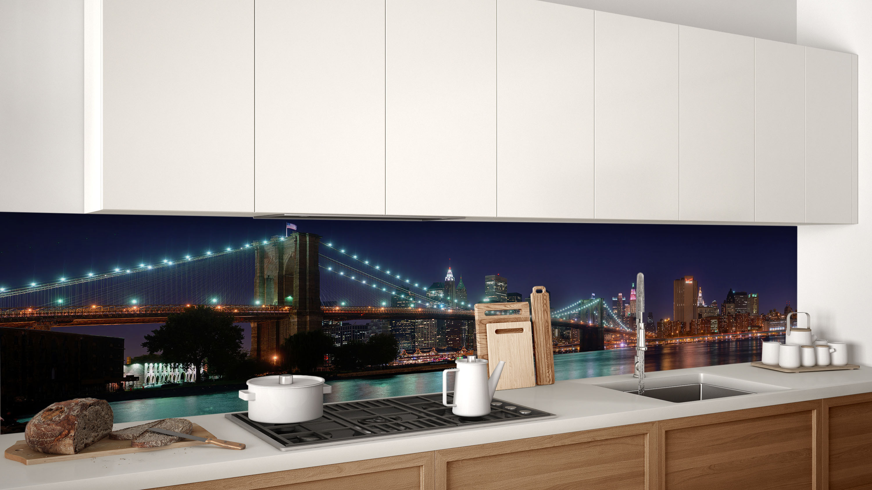 Brooklyn Bridge by night