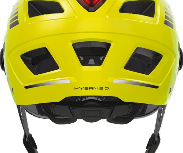 Abus Hyban 2.0 ACE L signal yellow fiets helm 3