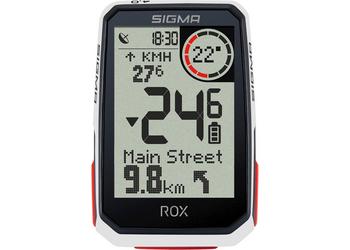 Sigma ROX 4.0 GPS White HR + sensoren top mount set