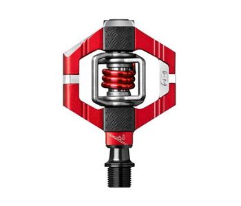 Crankbrothers pedaal candy 7 rood / rode veer