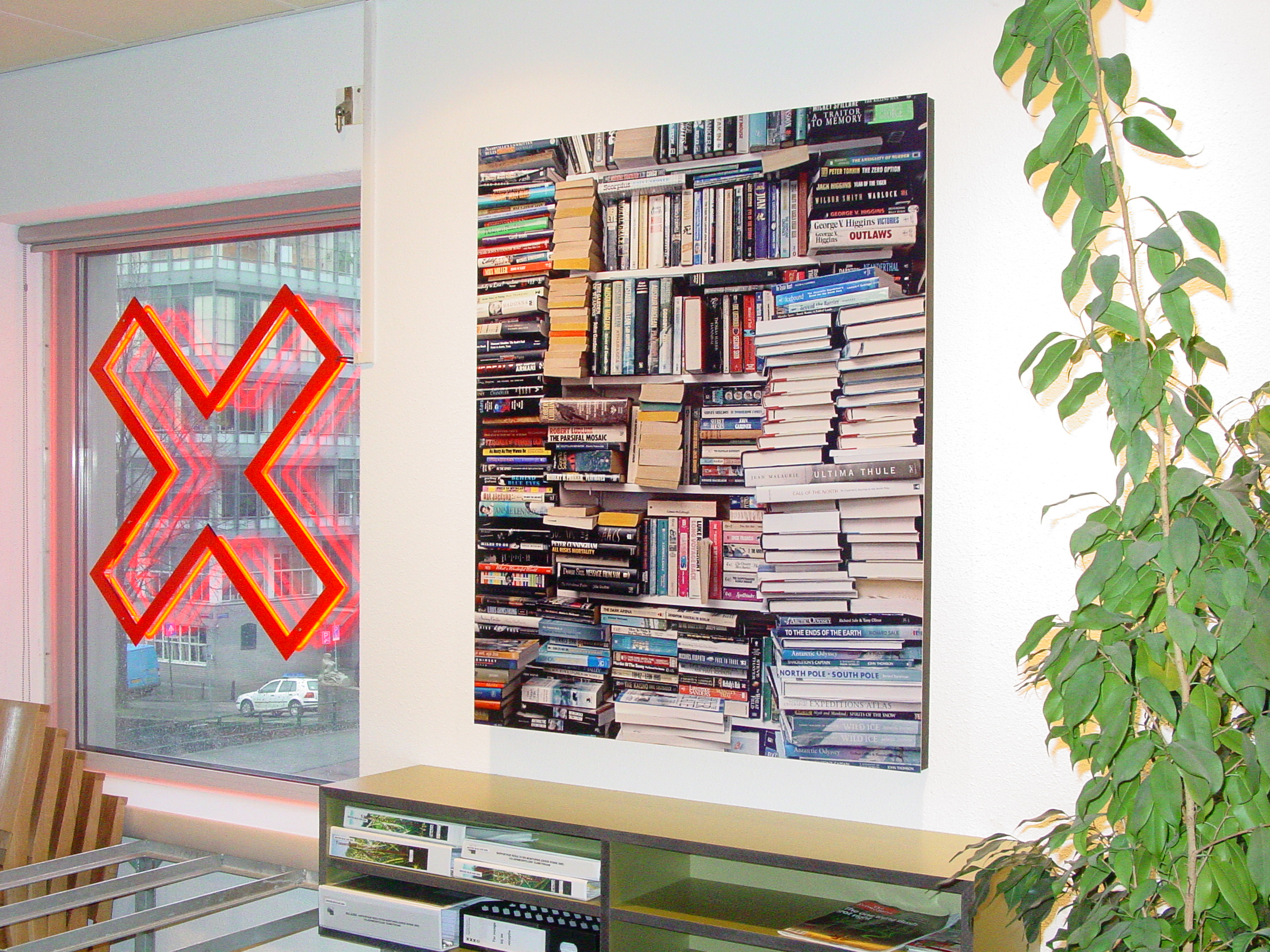 Fotopanelen fotoschilderij boeken