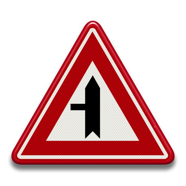 Verkeersbord RVV - B04 Voorrangskruispunt weg van links