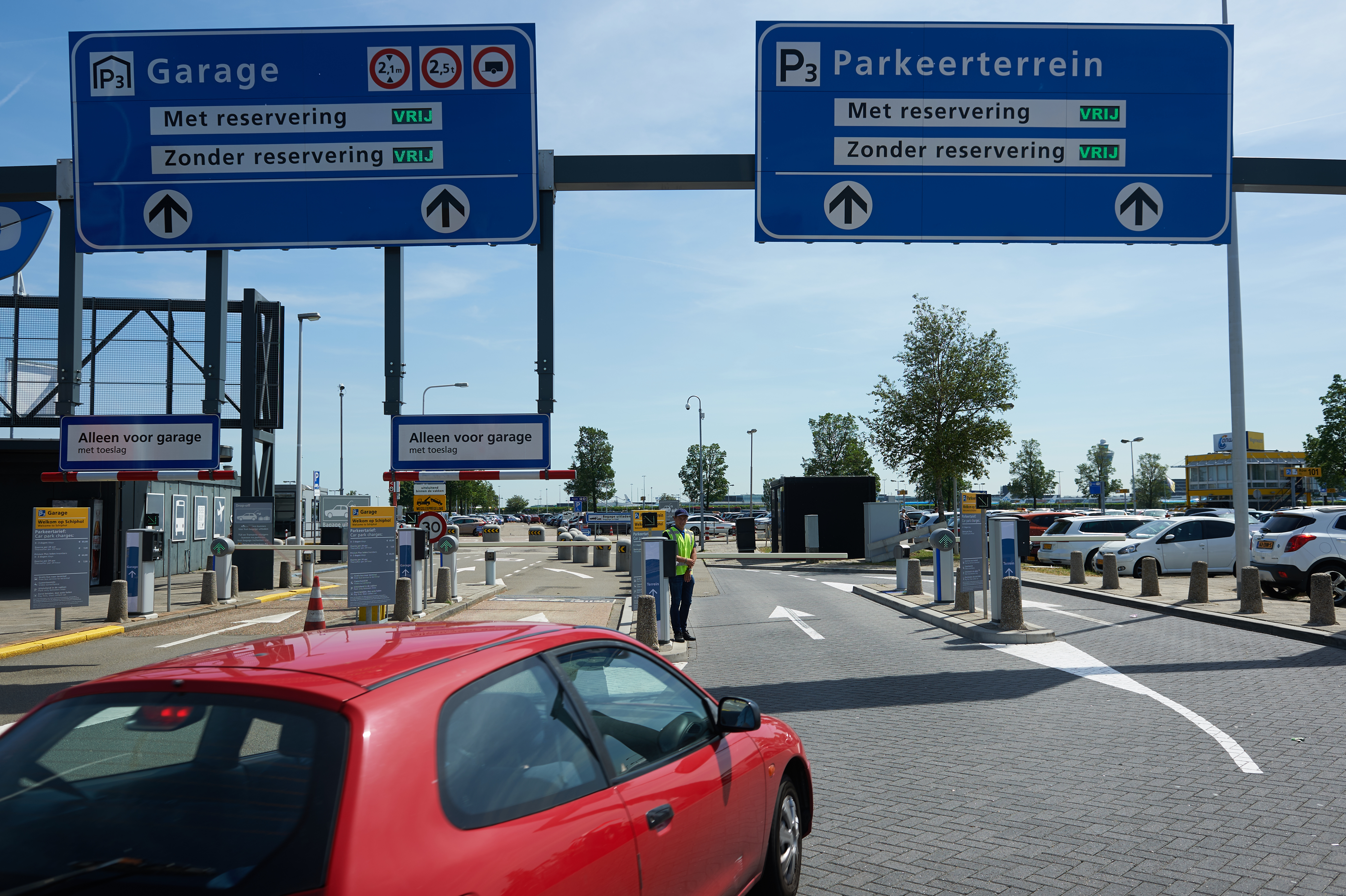 Ingang P3 Lang Parkeren