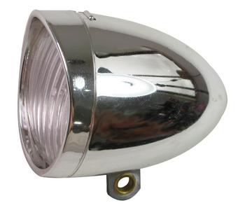 IKZI Light koplamp Retro batterij chroom