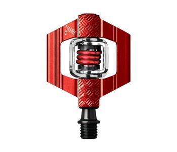 Crankbrothers pedaal candy 2 rood / rode veer