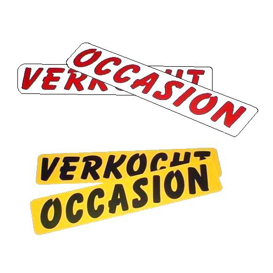 Verkoopbord - Occasion / verkocht