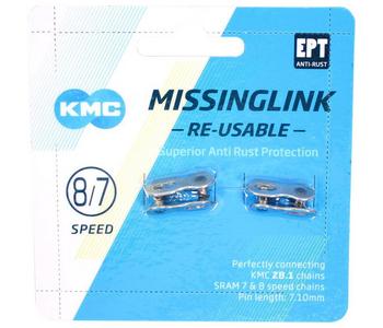 KMC missingLink 7/8R EPT silver 7,1mm krt (2)