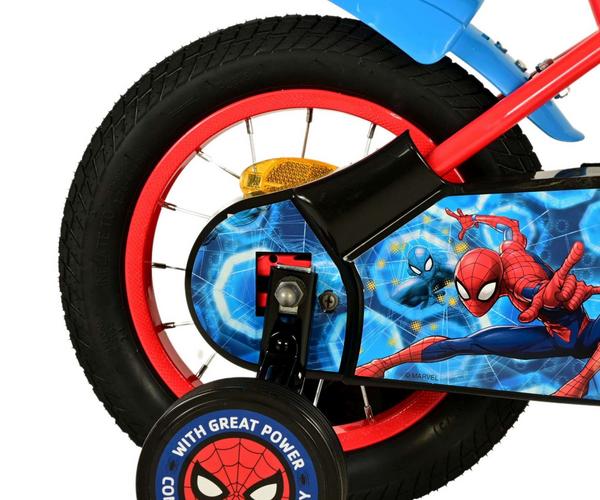 Volare Marvel Spiderman cruiser rood-blauw 12inch Jongensfiets 5