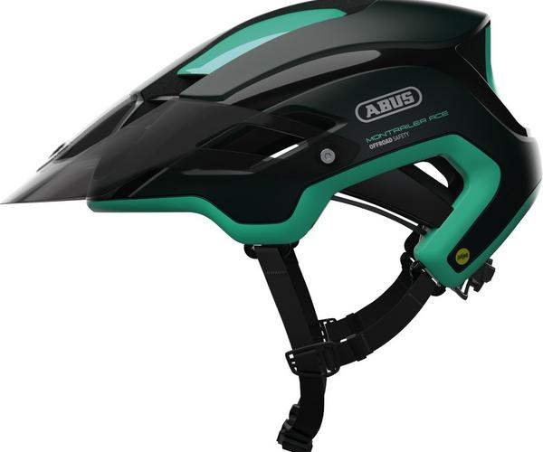 Abus MonTrailer ACE MIPS M smaragd green MTB helm
