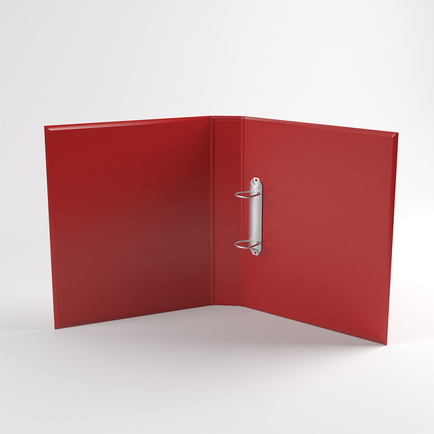 Ringband Helder Rood  licht generfde zachte folie