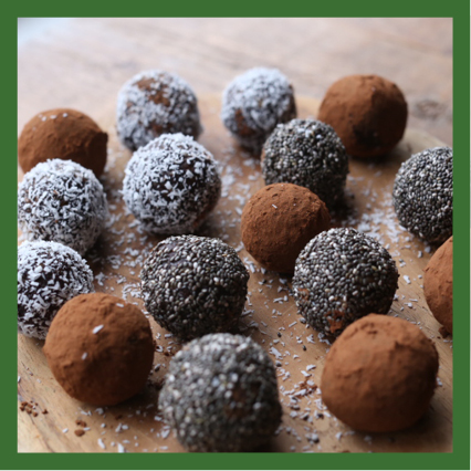 Recept: cacao energy balls
