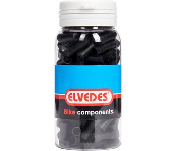 ds Elvedes kabelhoedje 5.0mm PVC zw (150)