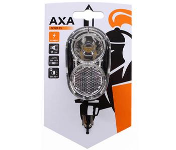 Axa koplamp Echo steady auto dynamo 15 lux zwart